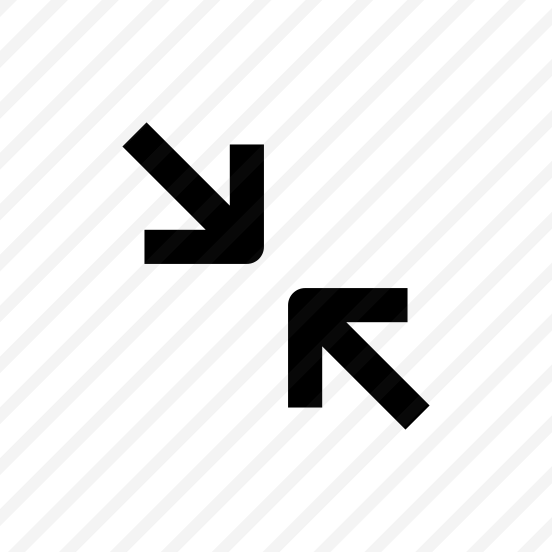 Arrows Reduce Icon Symbol Vector preview