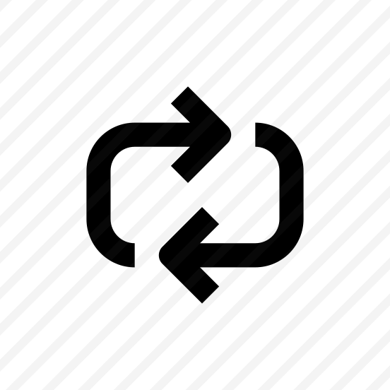 Shuffle Arrows Rotation Icon Symbol preview