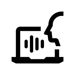 Ai Voice Commands Command Laptop icon