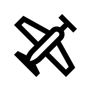 Aircraft Toy Icon Symbol Vector icon