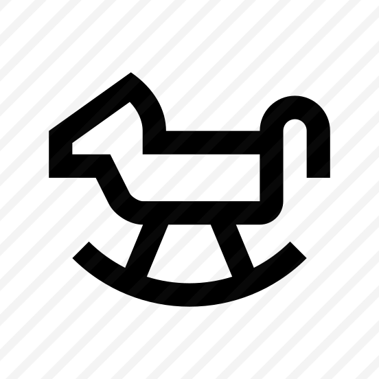 Baby Horse Icon Symbol Vector preview