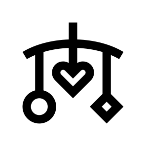 Baby Mobile Toy Icon Symbol icon