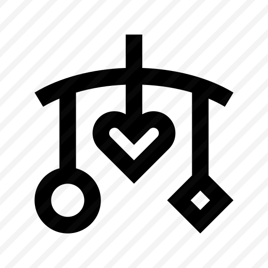 Baby Mobile Toy Icon Symbol preview