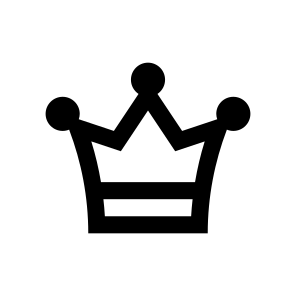 Crown Corona King Queen Icon icon
