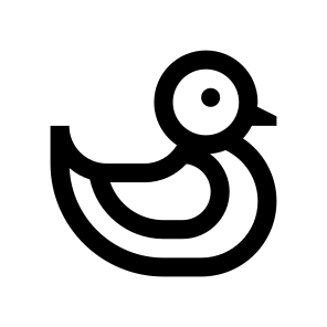 Ducky Icon Symbol Vector Ui icon