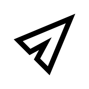 Paper Plane Two Icon Symbol icon