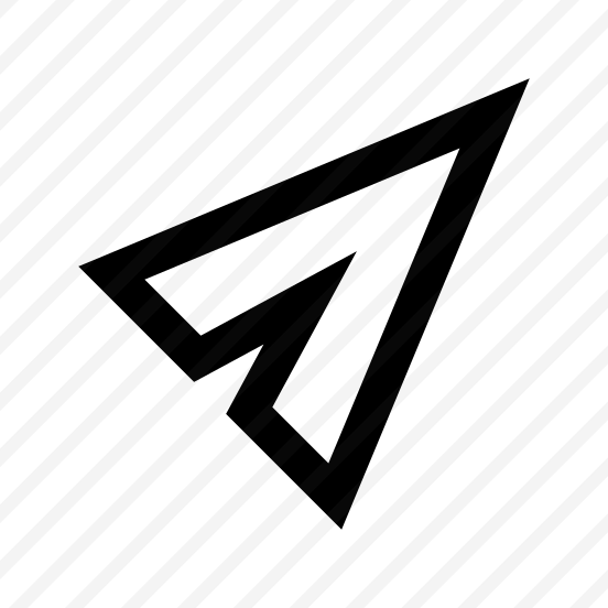 Paper Plane Two Icon Symbol preview