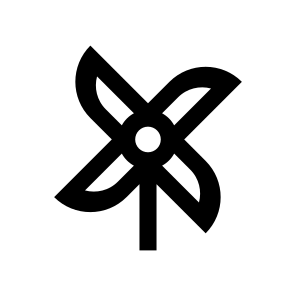 Pinwheel Icon Symbol Vector Ui icon
