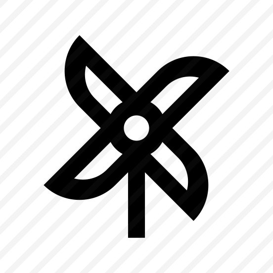Pinwheel Icon Symbol Vector Ui preview