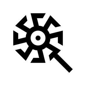Pinwheel Two Icon Symbol Vector icon