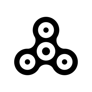 Spinner Toy Icon Symbol Vector icon