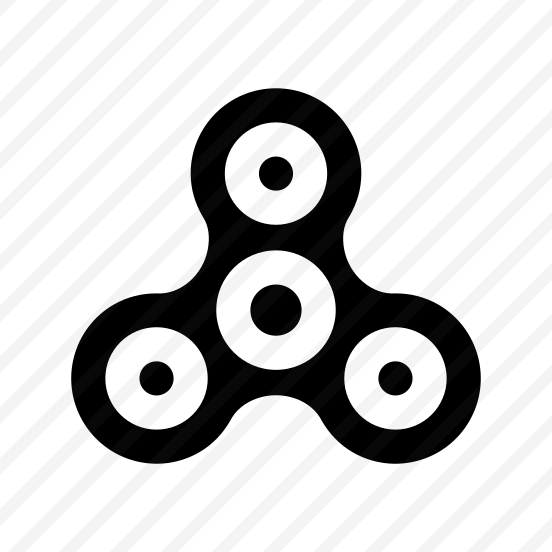 Spinner Toy Icon Symbol Vector preview