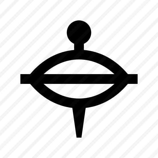 Whirligig Toy Icon Symbol Vector preview