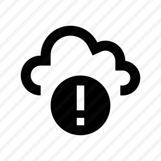 Cloud Attention Notice Alert Icon preview