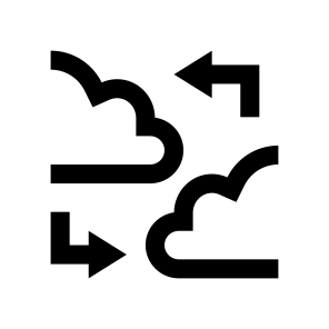 Cloud Clouds Connection Exchange Data icon