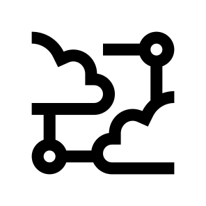Cloud Clouds Wire Connection Access icon