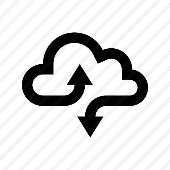 Cloud Exchange Loading Download Icon preview