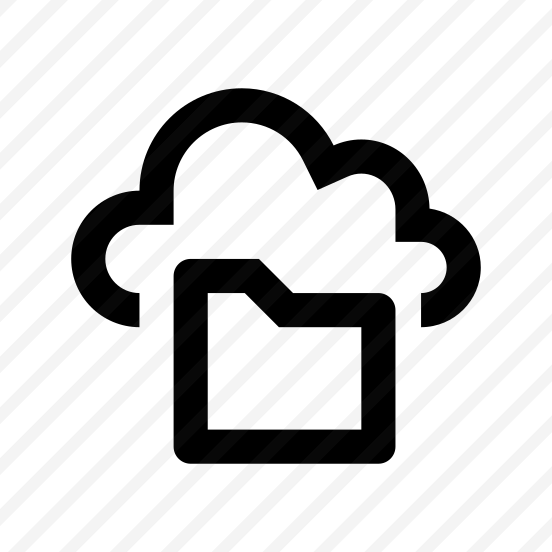 Cloud Folder Access Icon Symbol preview