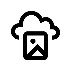 Cloud Photo Snapshot Media Icon icon