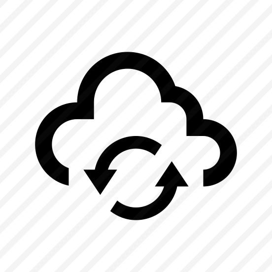 Cloud Sync Refresh Icon Symbol preview