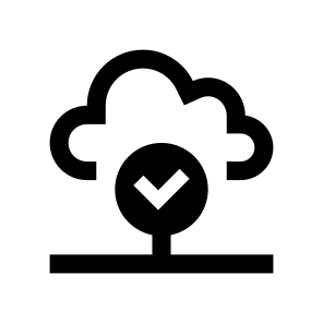 Cloud Wire Connection Access Check Checked Verified icon