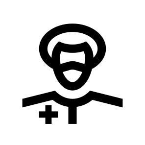 Doctor Medic Man Male Cap Mask Protection Virus Covid Four Line icon