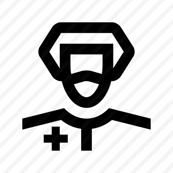 Doctor Medic Man Male Cap Mask Protection Virus Covid Line preview