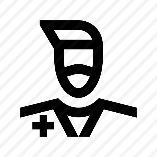 Doctor Medic Man Male Mask Protection Virus Covid Four Line preview