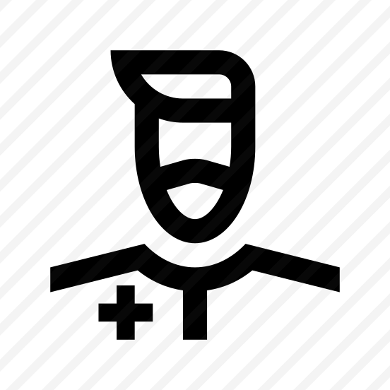 Doctor Medic Man Male Mask Protection Virus Covid Line preview