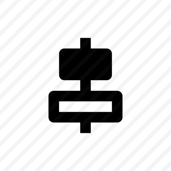 Align Horizontal Center Icon Symbol preview