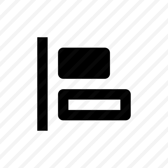 Align Horizontal Left Icon Symbol preview