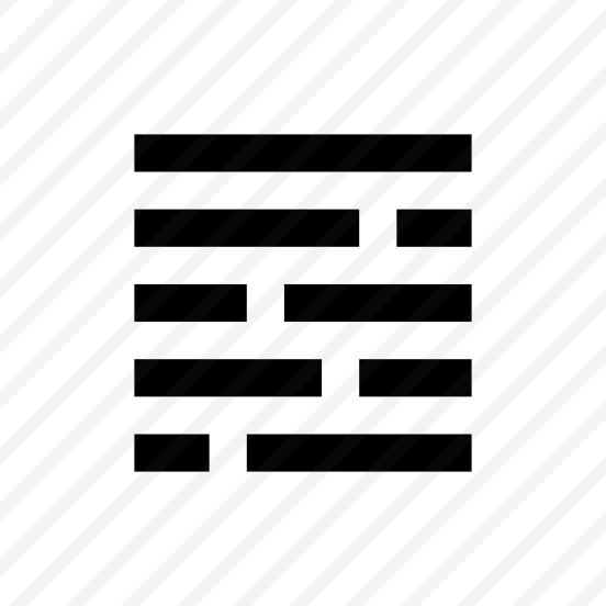Align Justify Icon Symbol Vector preview