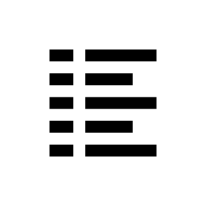 Align Left List Icon Symbol icon