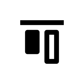 Align Vertical Top Icon Symbol icon