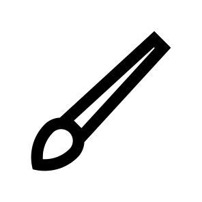 Brush Icon Symbol Vector Ui icon