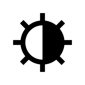 Contrast Icon Symbol Vector Ui icon
