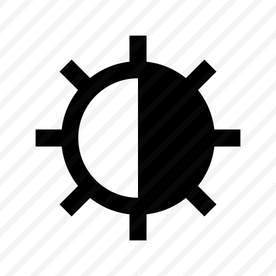 Contrast Icon Symbol Vector Ui preview