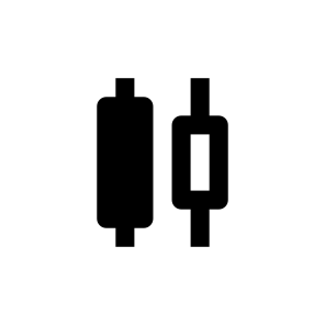 Distribute Horizontal Center Icon Symbol icon