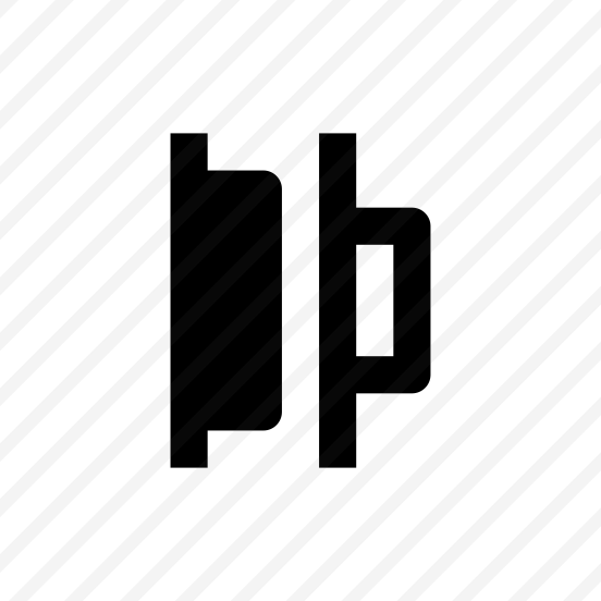 Distribute Horizontal Left Icon Symbol preview