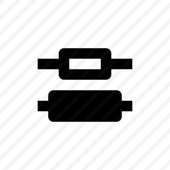 Distribute Vertical Center Icon Symbol preview