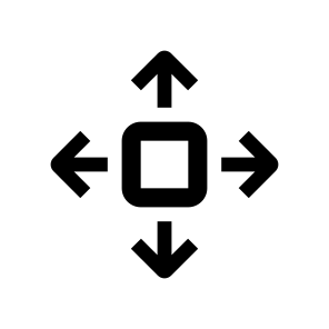 Object Position Interface Icon Symbol icon
