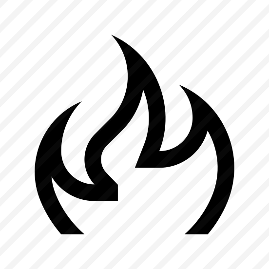 Flame Fire Heat Light Eleven Line preview