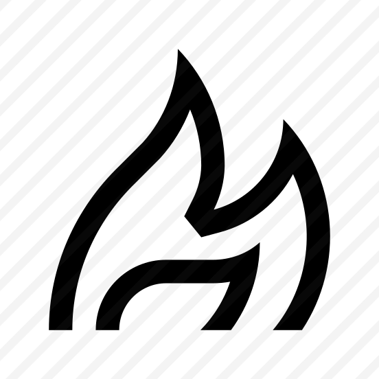 Flame Fire Heat Light Fifteen Line preview