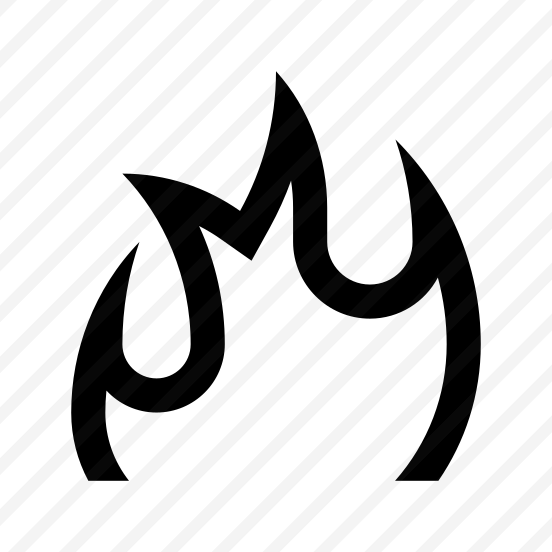 Flame Fire Heat Light One Line preview