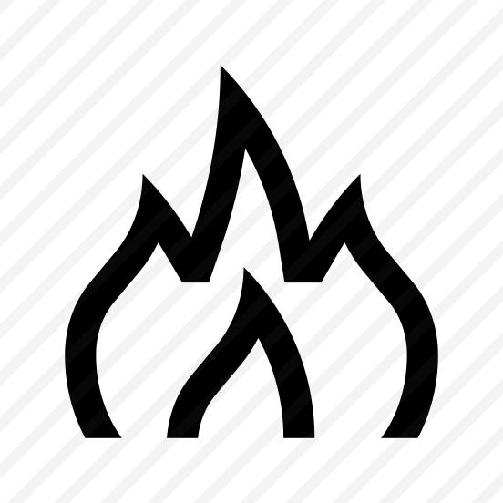 Flame Fire Heat Light Seventeen Line preview