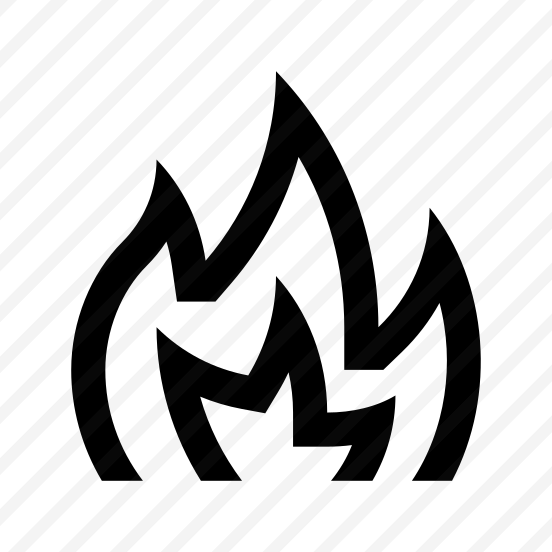 Flame Fire Heat Light Sixteen Line preview