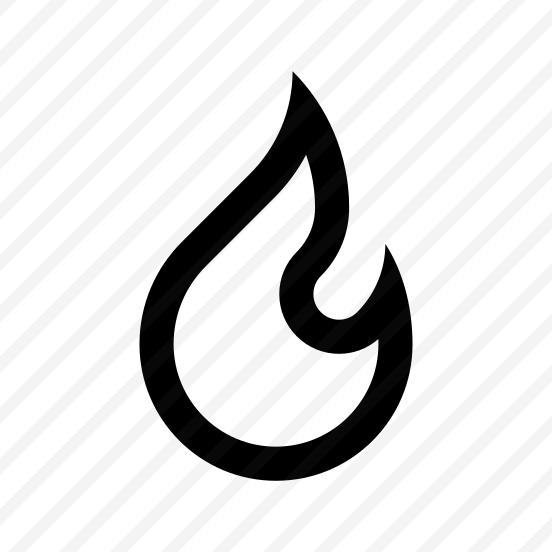 Flame Fire Heat Light Ten Line preview