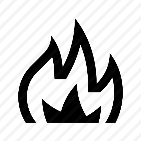 Flame Fire Heat Light Twenty Five Line preview