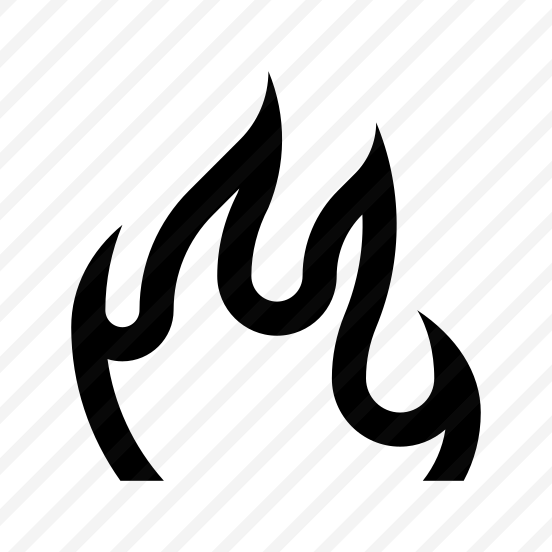 Flame Fire Heat Light Twenty Four Line preview