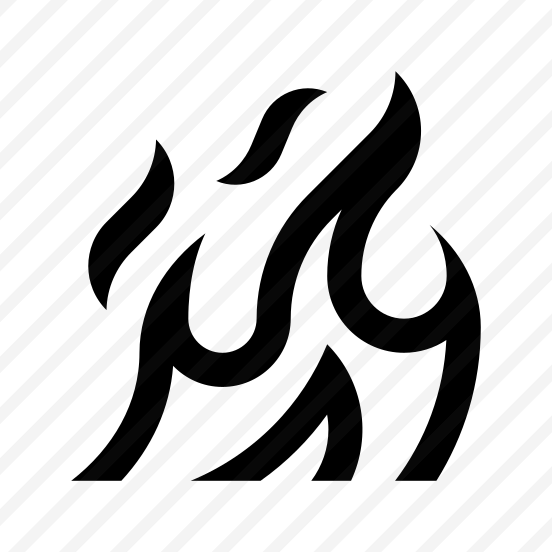 Flame Fire Heat Light Twenty One Line preview